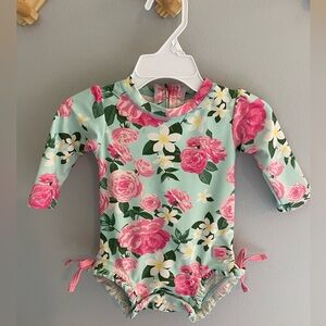 Ruffle Butts 3-6 Months Swimsuit EUC